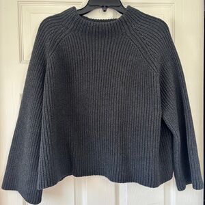 NWT Demylee New York Fenna Cotton Sweater in Charcoal, size Large